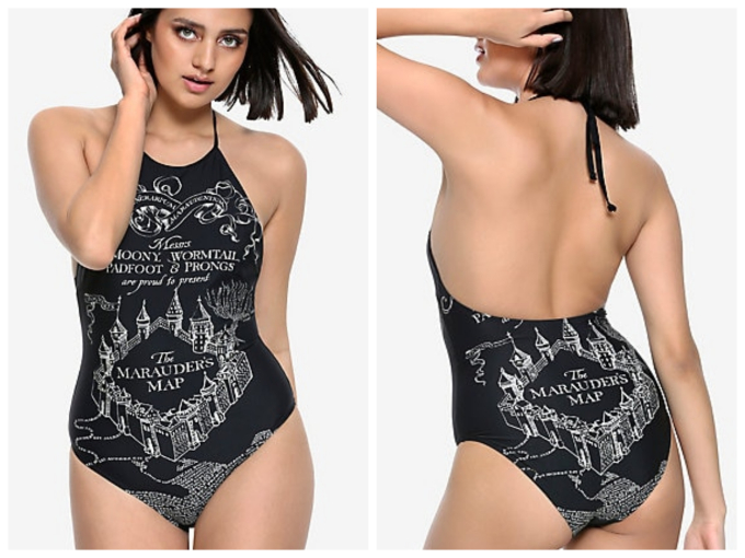 Geeky Swimsuits | Marauders Map {Harry Potter}