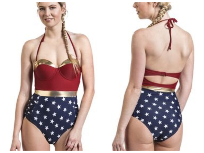 Geeky Swimsuits | Wonder Woman {DC Comics}