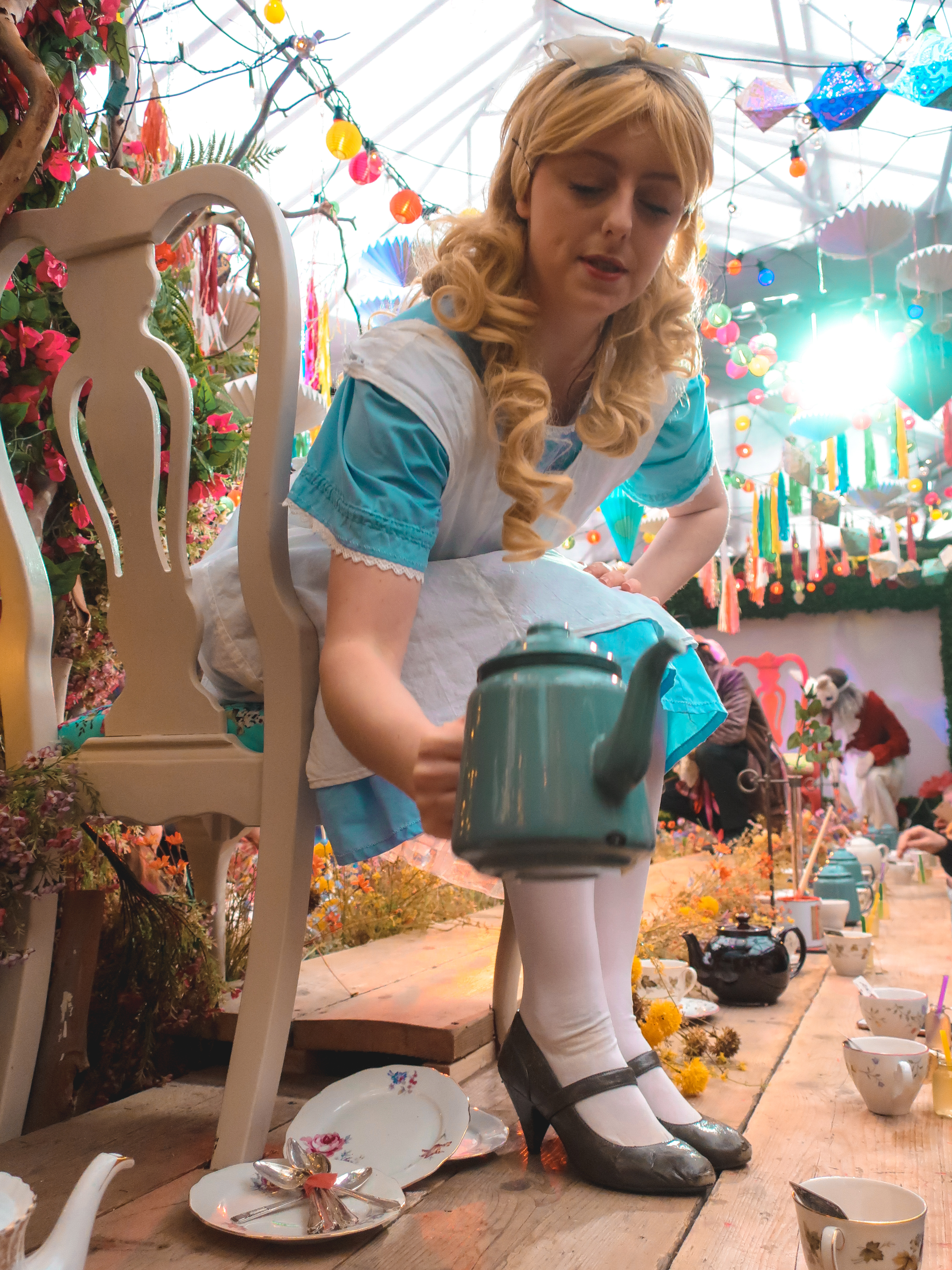 Mad Hatters Tea Party Garden Society