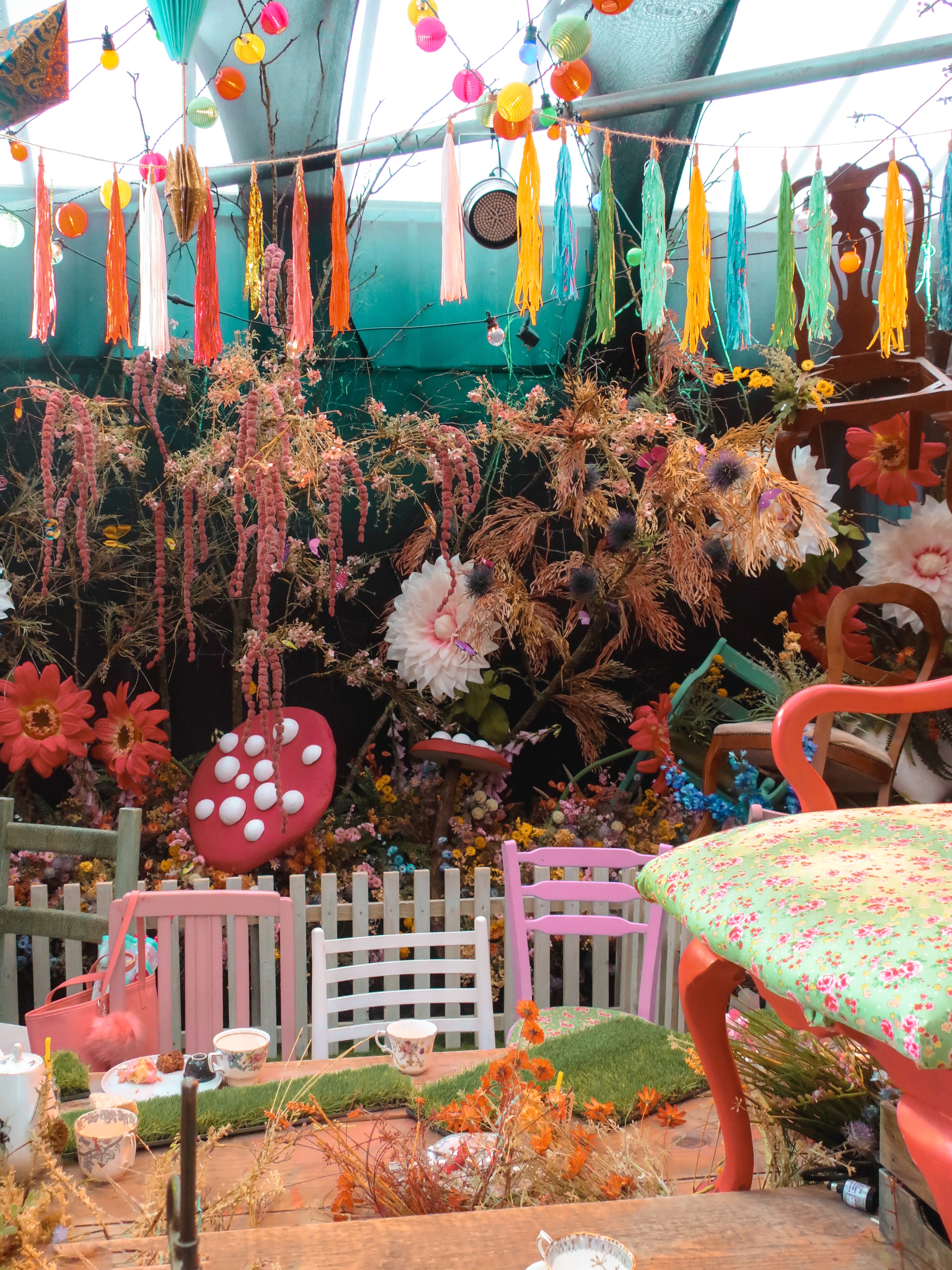 Mad Hatters Tea Party Garden Society