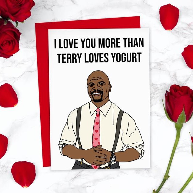 Geeky Valentines Day Cards | Brooklyn Nine Nine - Terry